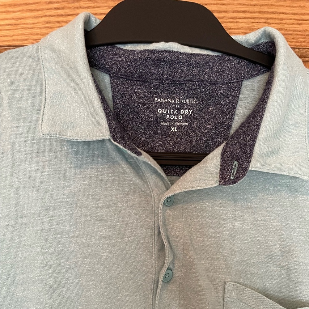 Banana Republic Polo, teal blue